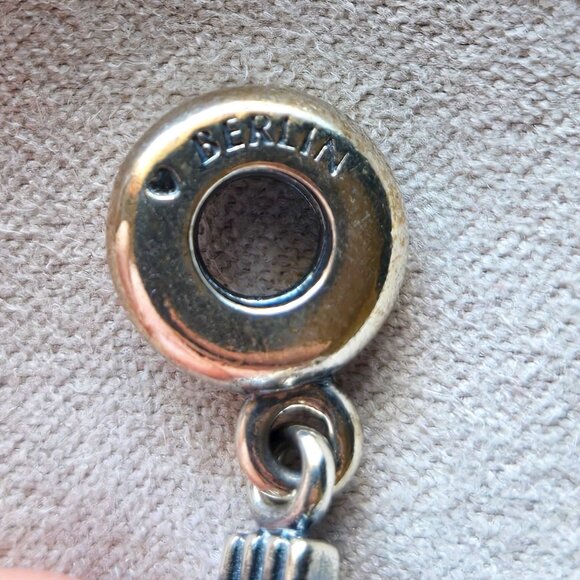 Berlin Brandenburg Gate Charm Pandora In 925 Sterling Silver - Picture 3 of 4